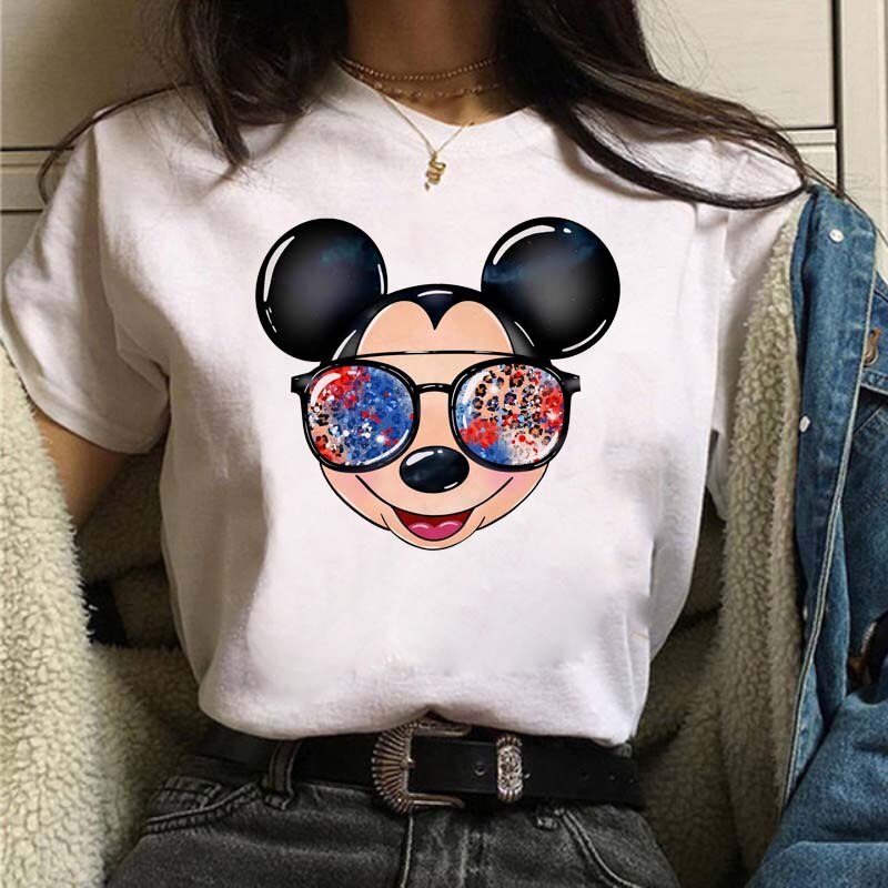 Kawaii Disney Cartoon Mickey T Shirt
