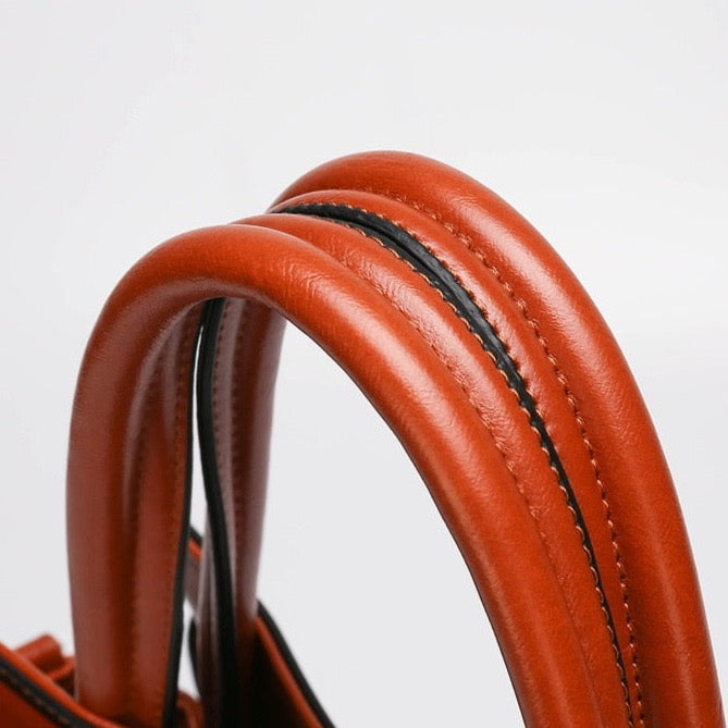 Kayla Letter Embossed Trapeze Bag - 4 Colors