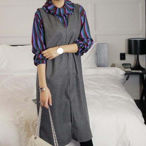 Kei Big Round Brushed Metal Bracelets - Gold or Silver