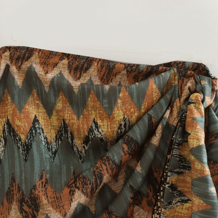 Keshia Tribal Print and Beads Wrap Mini Skirts