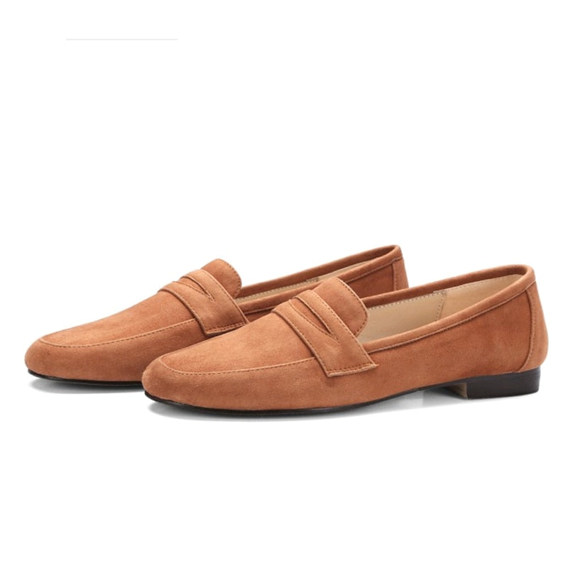 Kiera Kid-Suede & Velvet Loafers