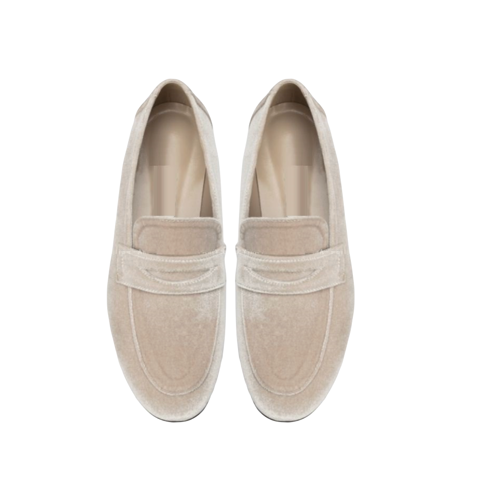 Kiera Kid-Suede & Velvet Loafers