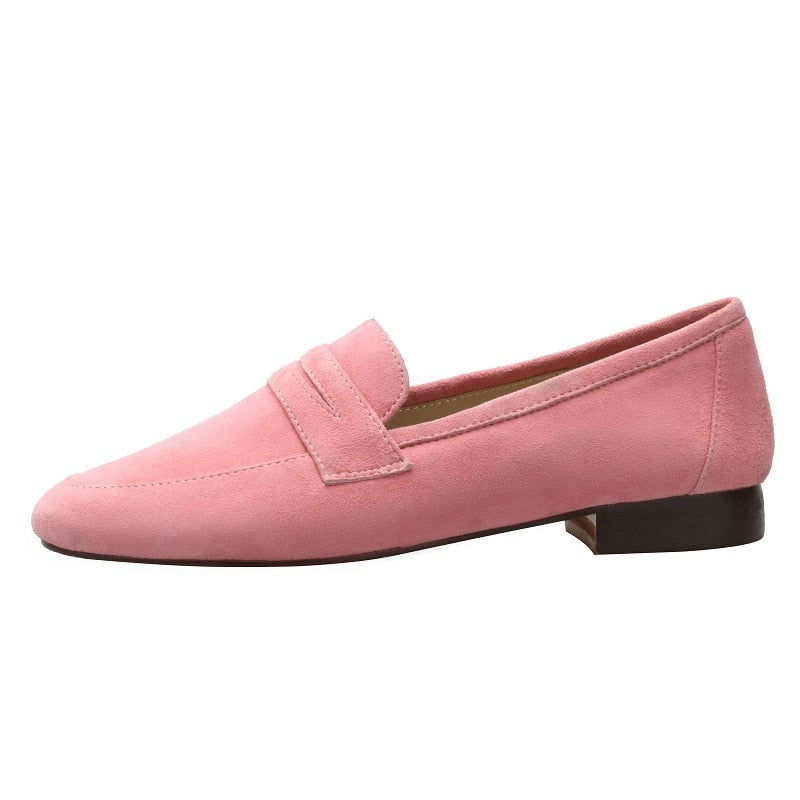 Kiera Kid-Suede & Velvet Loafers