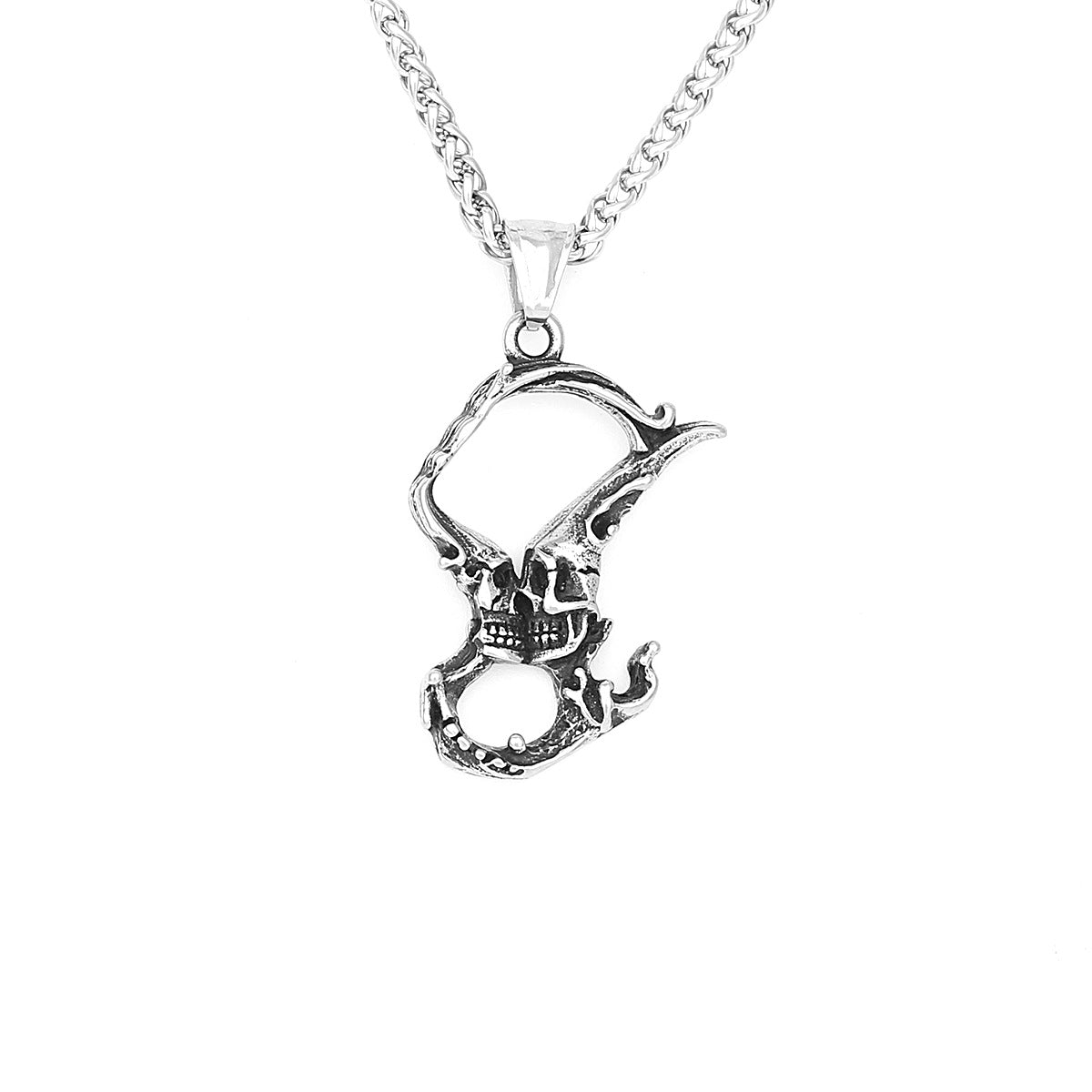 Kissing Skeleton Necklace