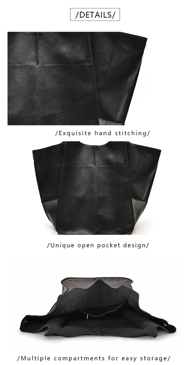 Kora Retro Oil Coated Look Jumbo Bags - 9 Colors