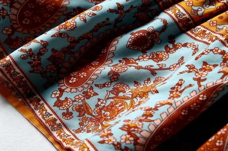 Krizia Vintage Bohemian 2-Piece Dress Set