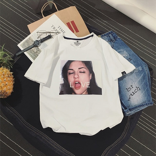 L O V E Graphic Print T-Shirt - 4 Colors