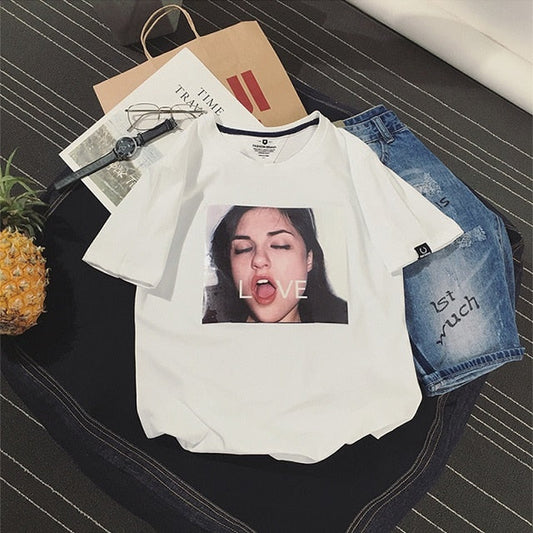 L O V E Graphic Print T-Shirt - 4 Colors