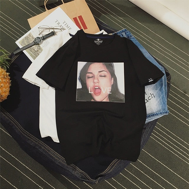 L O V E Graphic Print T-Shirt - 4 Colors