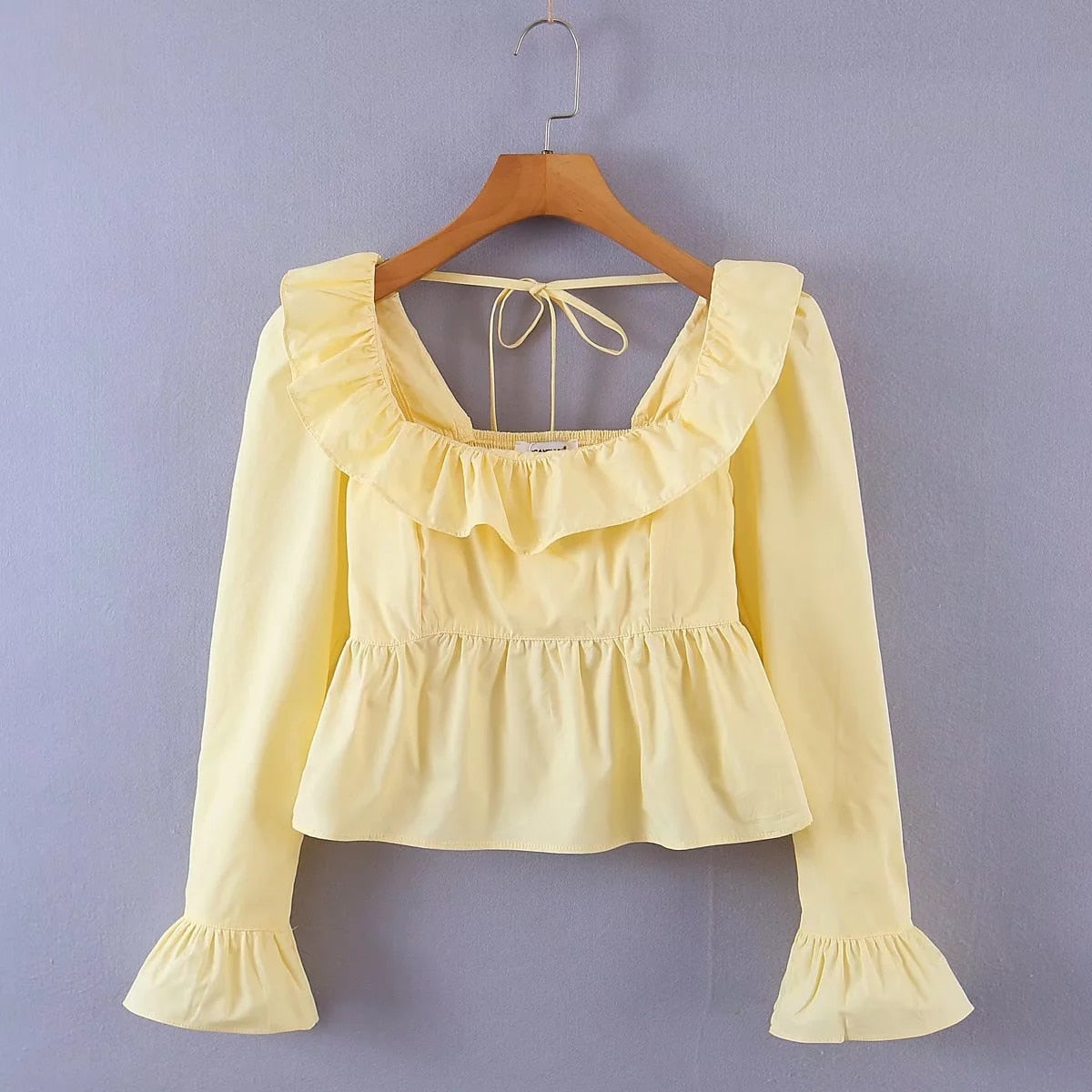 Lani Babydoll Ruffle Blouse - 5 Colors