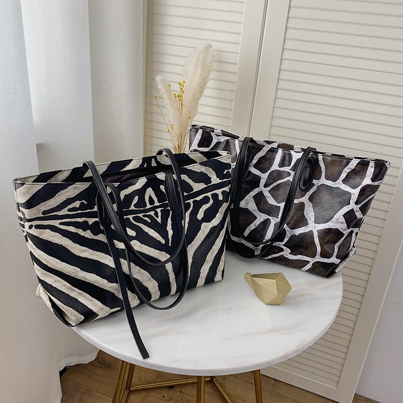 Large Animal Prints Totes - 2 Animals