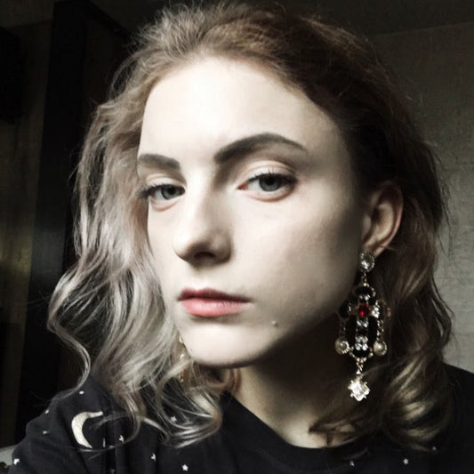 Larissa Baroque Bejewel Cross Earrings - 2 Styles