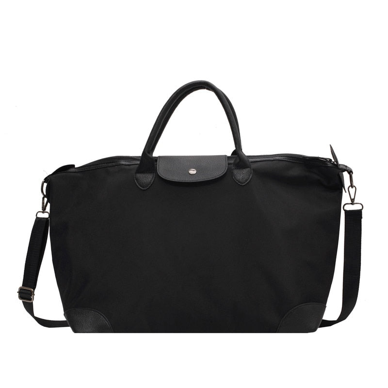 Laura Nylon+Leather Weekender Bags - 3 Colors