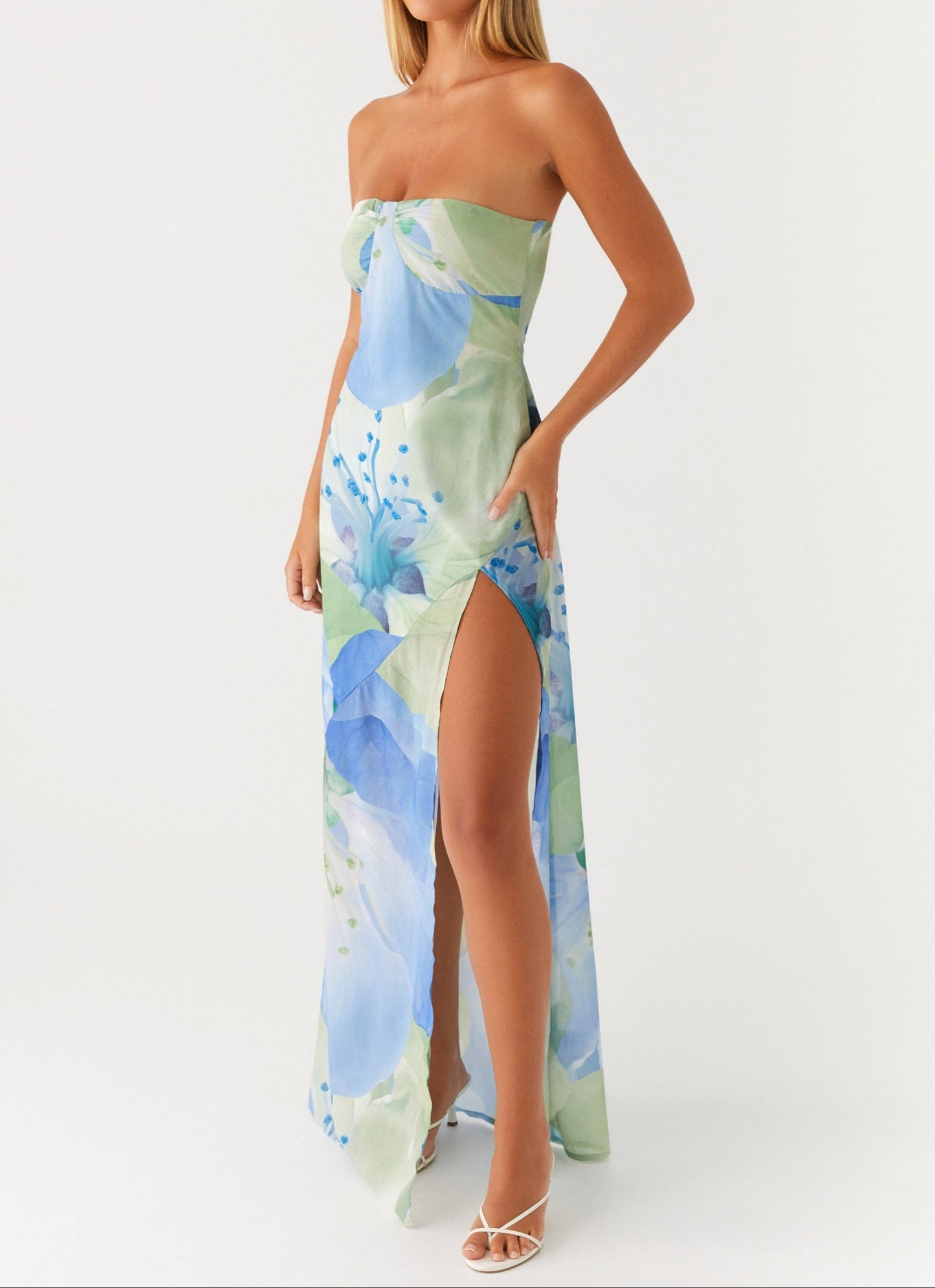 Giugnia Maxi Dress - Flower Print