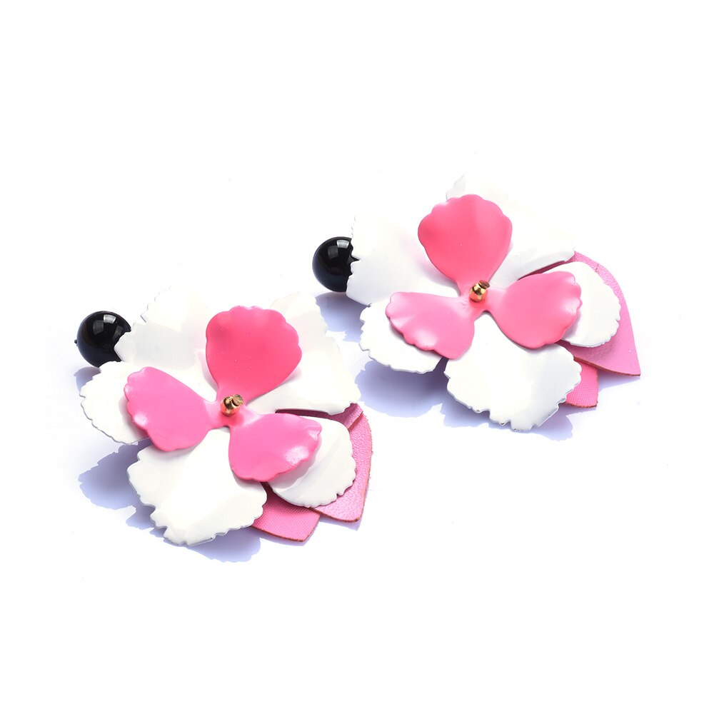 Lilian Big Flower Stud Earrings - 4 Colors