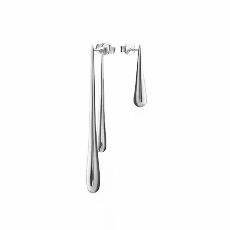 Line Water Drop Earrings
