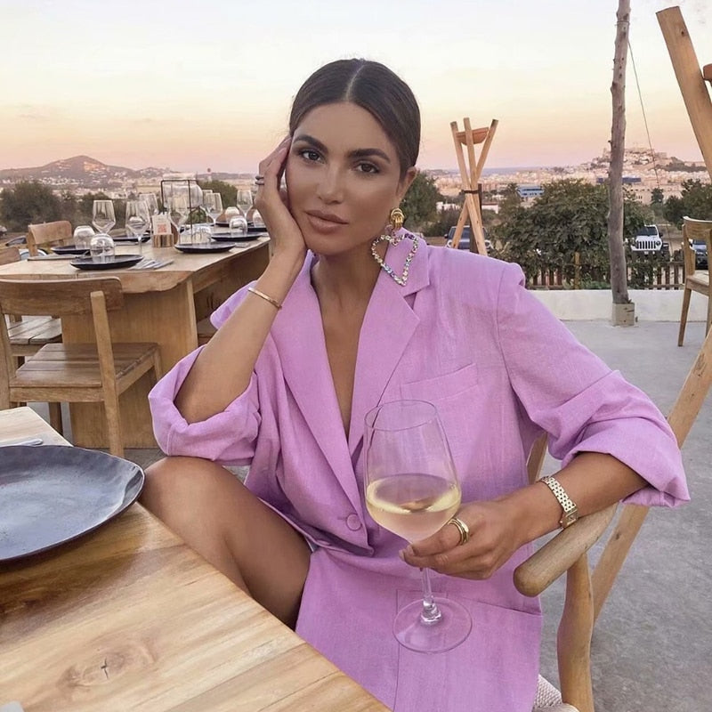 Linsey Oversized Pink Blazer - 2 Colors