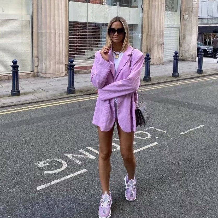 Linsey Oversized Pink Blazer - 2 Colors