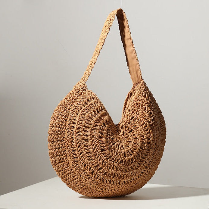 Lisna Seashell Straw Hobo Bags - 2 Colors