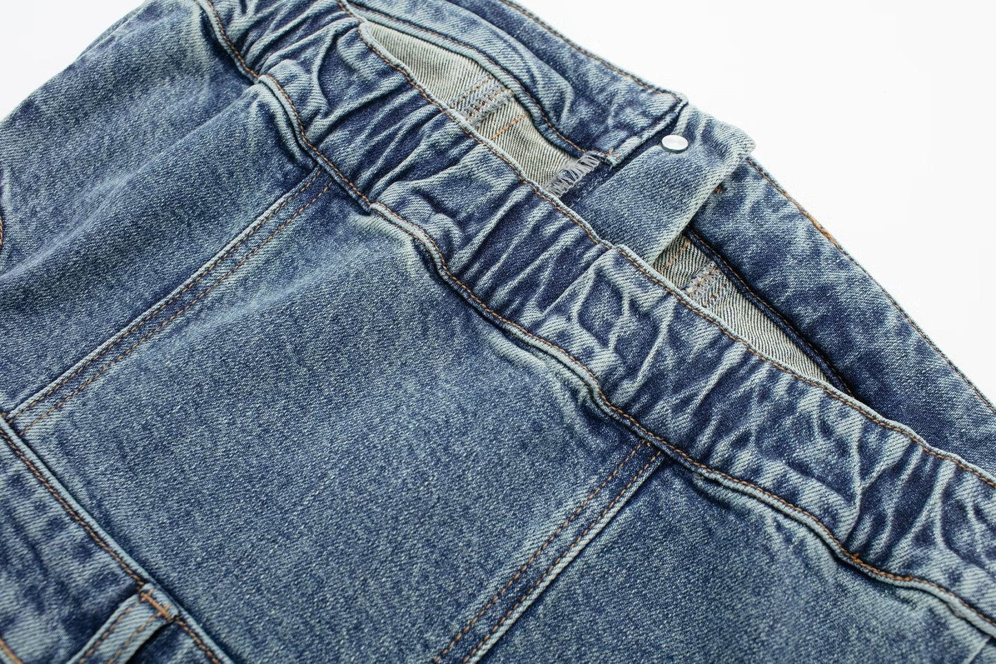 Liva Bandeau Wide Leg Denim Jumpsuit - 2 Colors