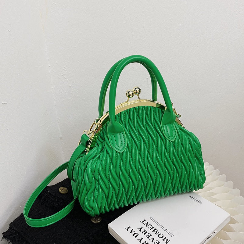 Loreth Chevron Pattern Woven Coin Bags - 7 Colors