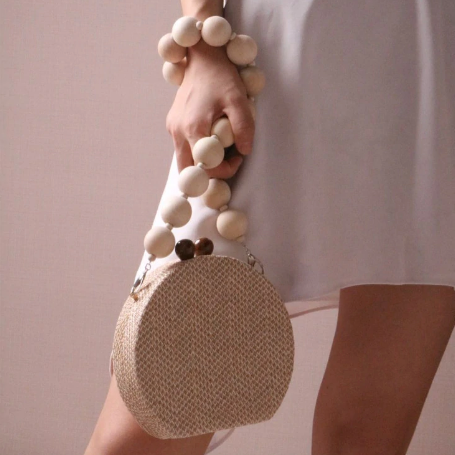 Lorie Round Mini Bag With Resin Straps - 3 Styles