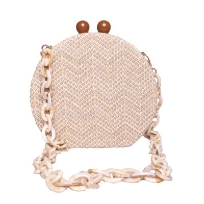 Lorie Round Mini Bag With Resin Straps - 3 Styles