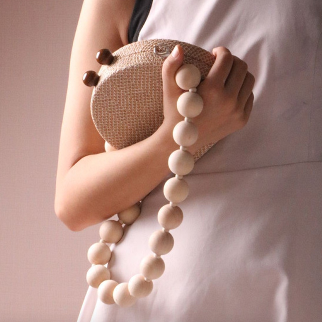 Lorie Round Mini Bag With Resin Straps - 3 Styles