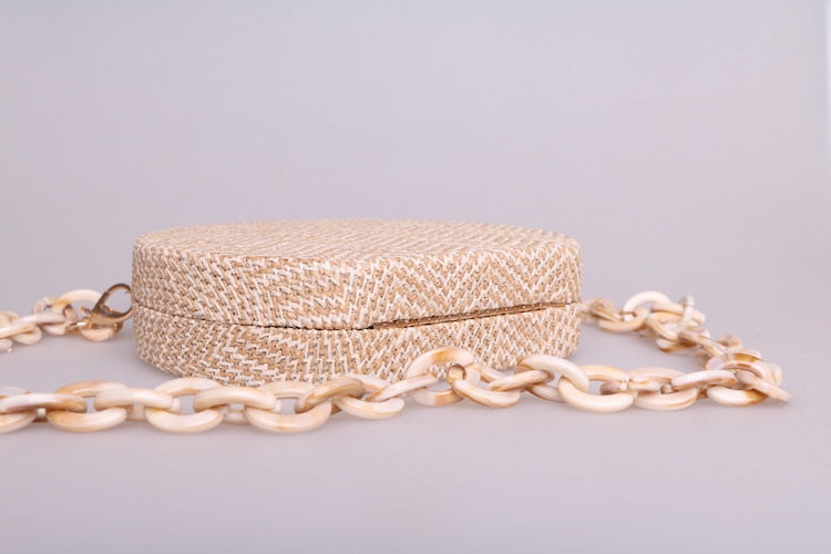 Lorie Round Mini Bag With Resin Straps - 3 Styles