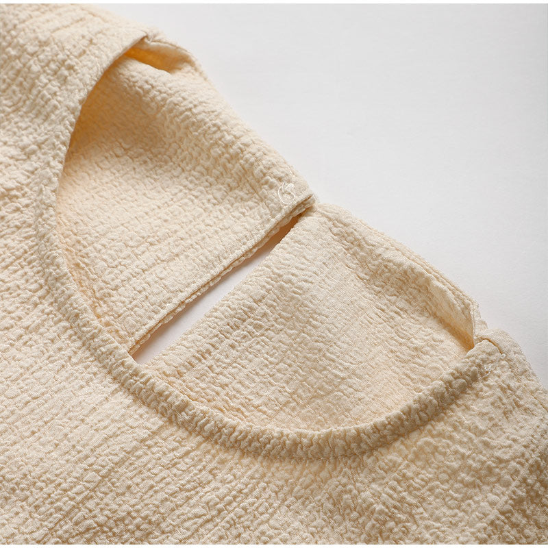 Luca Textured Flowy Top & Pants Set