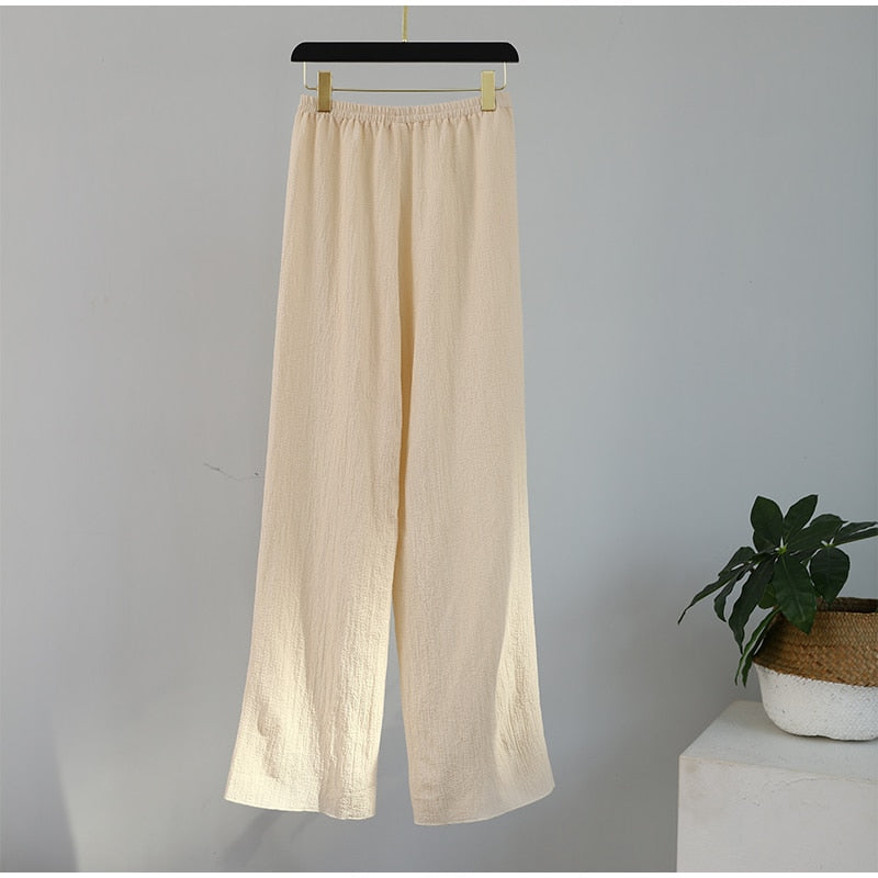 Luca Textured Flowy Top & Pants Set