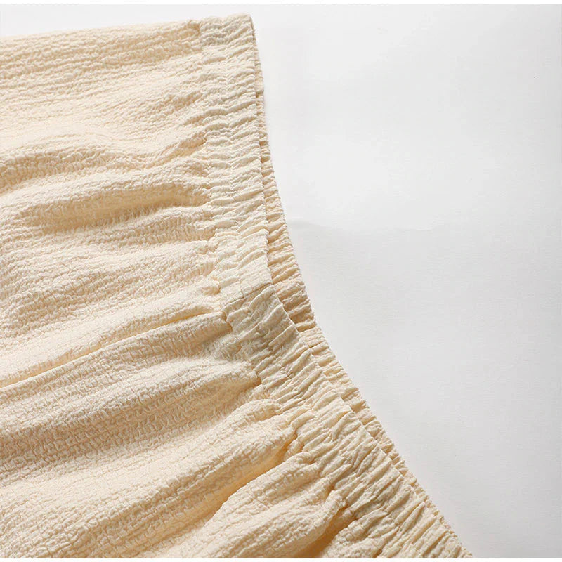 Luca Textured Flowy Top & Pants Set