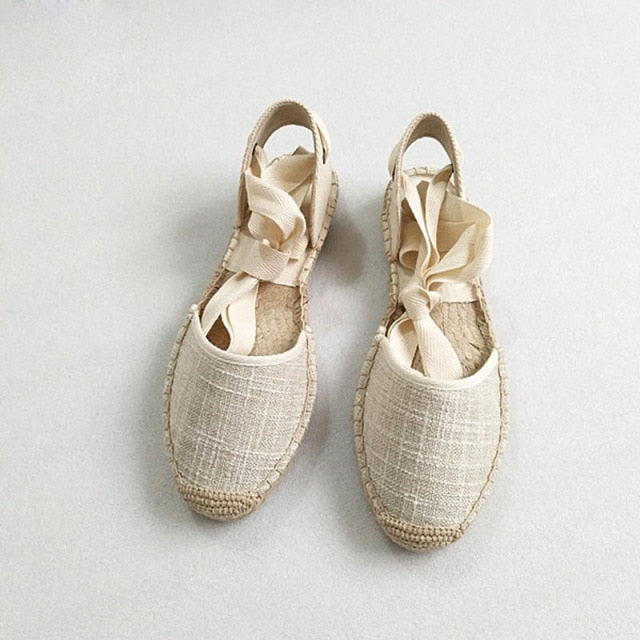 Lucia Lace Espadrille Sandals - 9 Styles