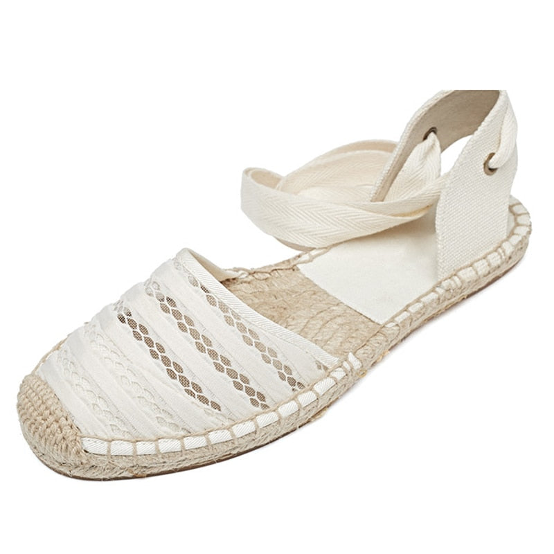Lucia Lace Espadrille Sandals - 9 Styles