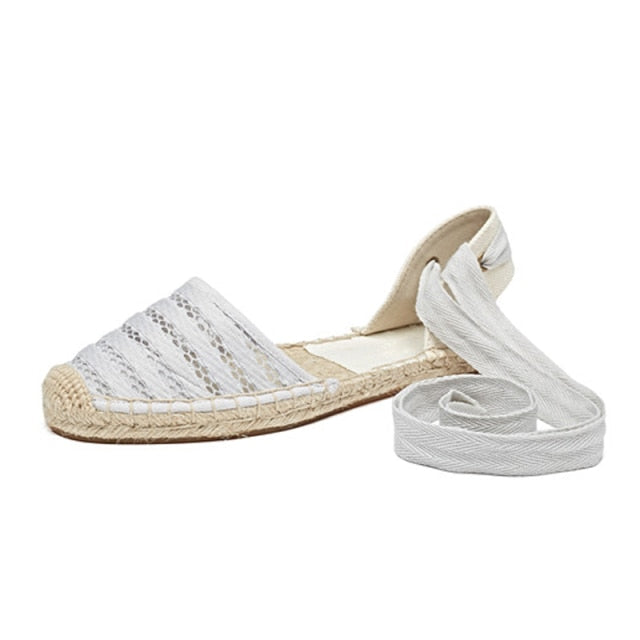 Lucia Lace Espadrille Sandals - 9 Styles