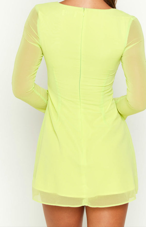 Genoveffa Long Sleeve Mini Dress