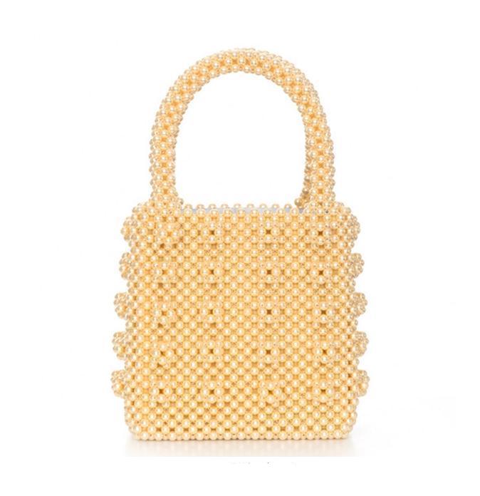 Luxe Pearl Beads Mini Tote - 5 Colors
