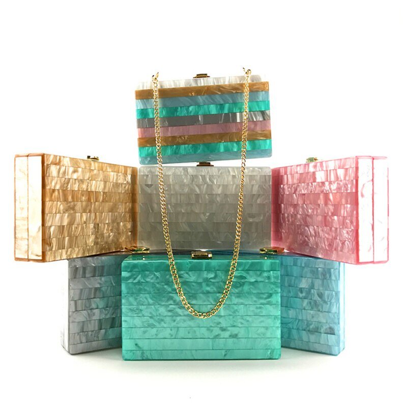 Acrylic Clutch Bag For Wedding Party