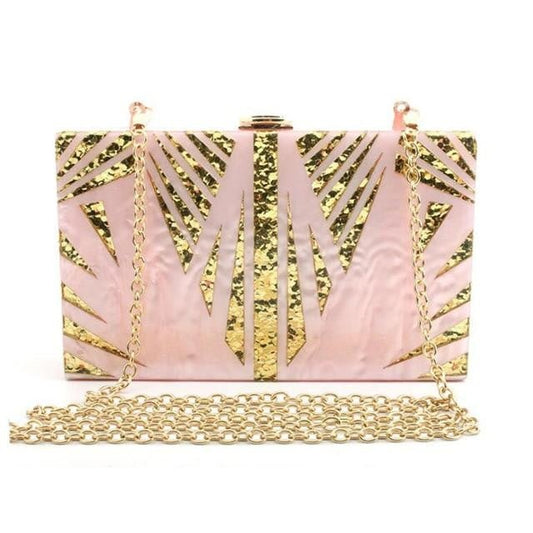 Acrylic Clutches Sequin Pattern Evening Bags