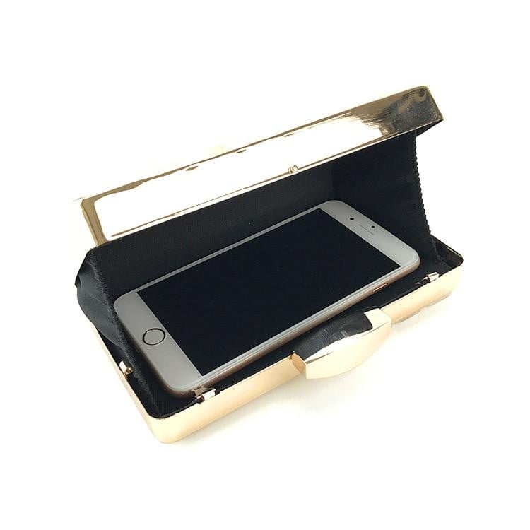 Acrylic Evening Bags Metal Chain Clutches