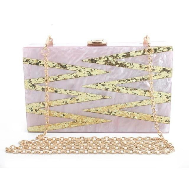 Acrylic Evening Bags Shining Handbag