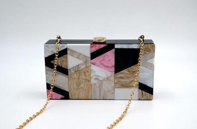 Acrylic Evening Bag Box Bag Clutch