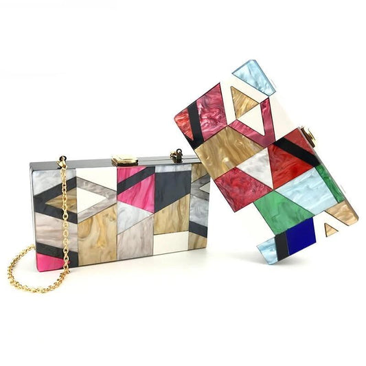 Acrylic Evening Bag Box Bag Clutch