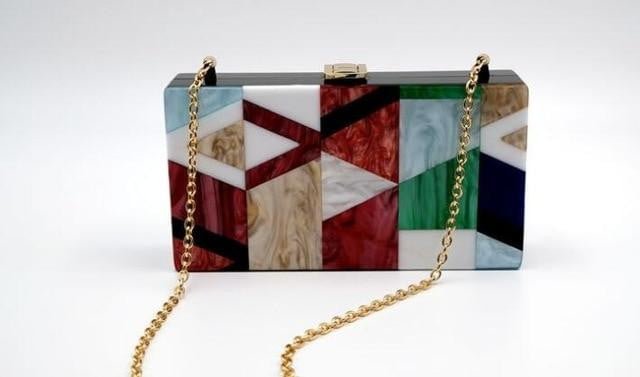 Acrylic Evening Bag Box Bag Clutch