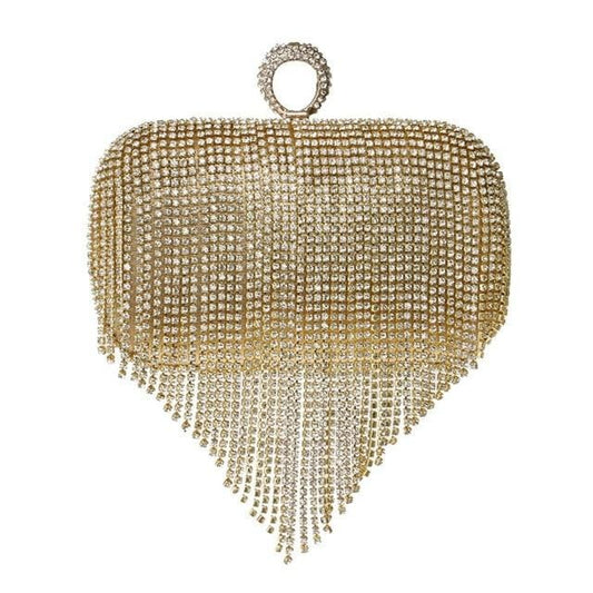 Clutch Bags for Wedding Tassel Diamond Clutch