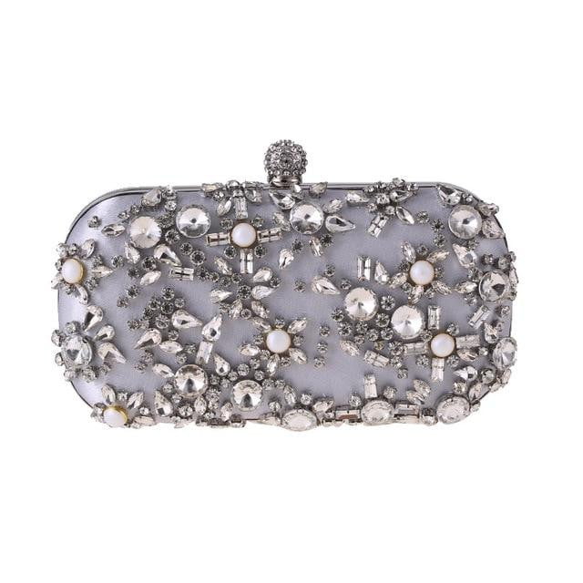 Beaded Evening Bag Diamond Wedding Banquet Clutches
