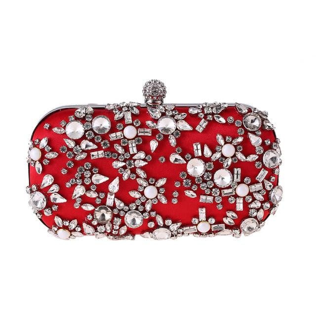 Beaded Evening Bag Diamond Wedding Banquet Clutches