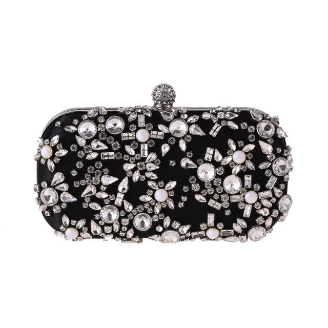 Beaded Evening Bag Diamond Wedding Banquet Clutches