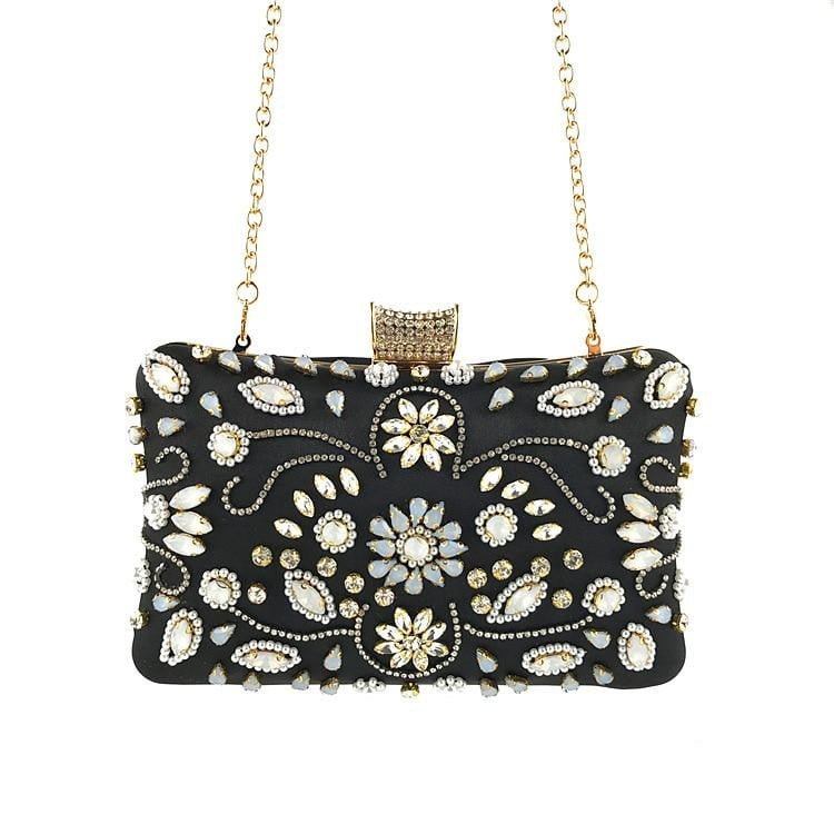 Beaded Evening Bag for Wedding Rhinestone Crystal Clutches