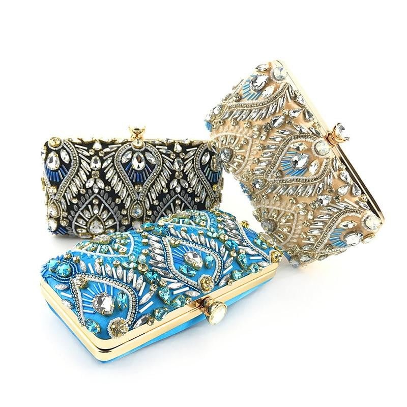 Beaded Evening Bags Diamond Rhinestone Clutches